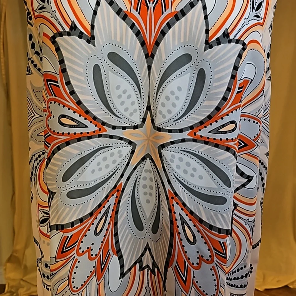 Elle Summer Chiffon Sleeveless Tunic Muted Pink - Picture 5 of 14